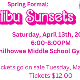 4/13 Chilhowee Middle School  Spring Formal Information